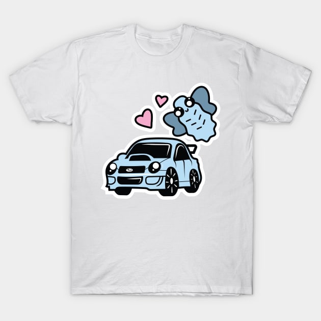 Subaru Bug Eye T-Shirt by lyn_mcsteeze